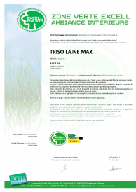 TRISO-LAINE MAX - Zone verte EXCELL