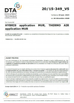 HYBRIS - DTA mur 20/15-349
